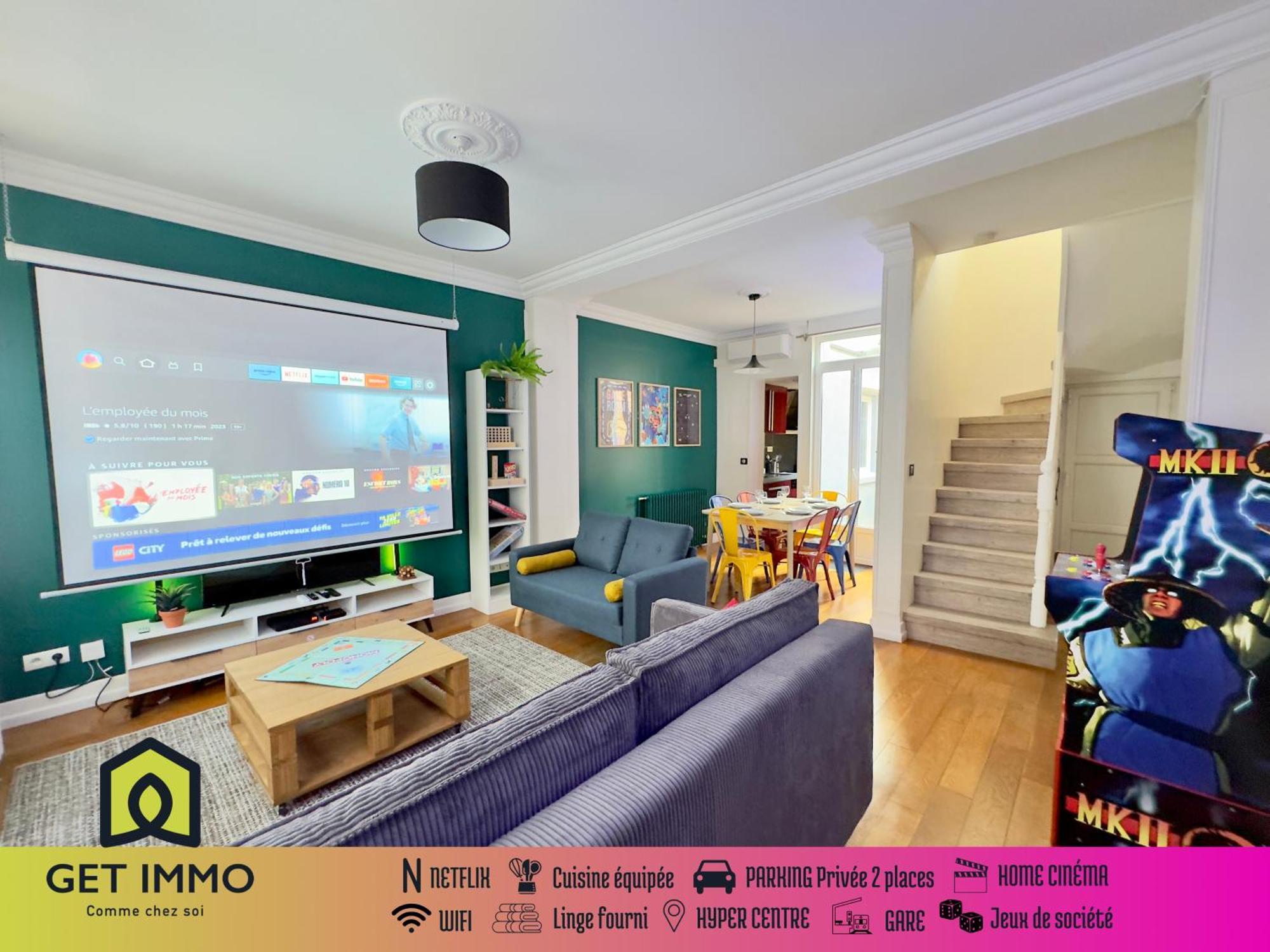 Maison 3Ch - Cinema - Game Room - Parking - Gare 阿棉 外观 照片