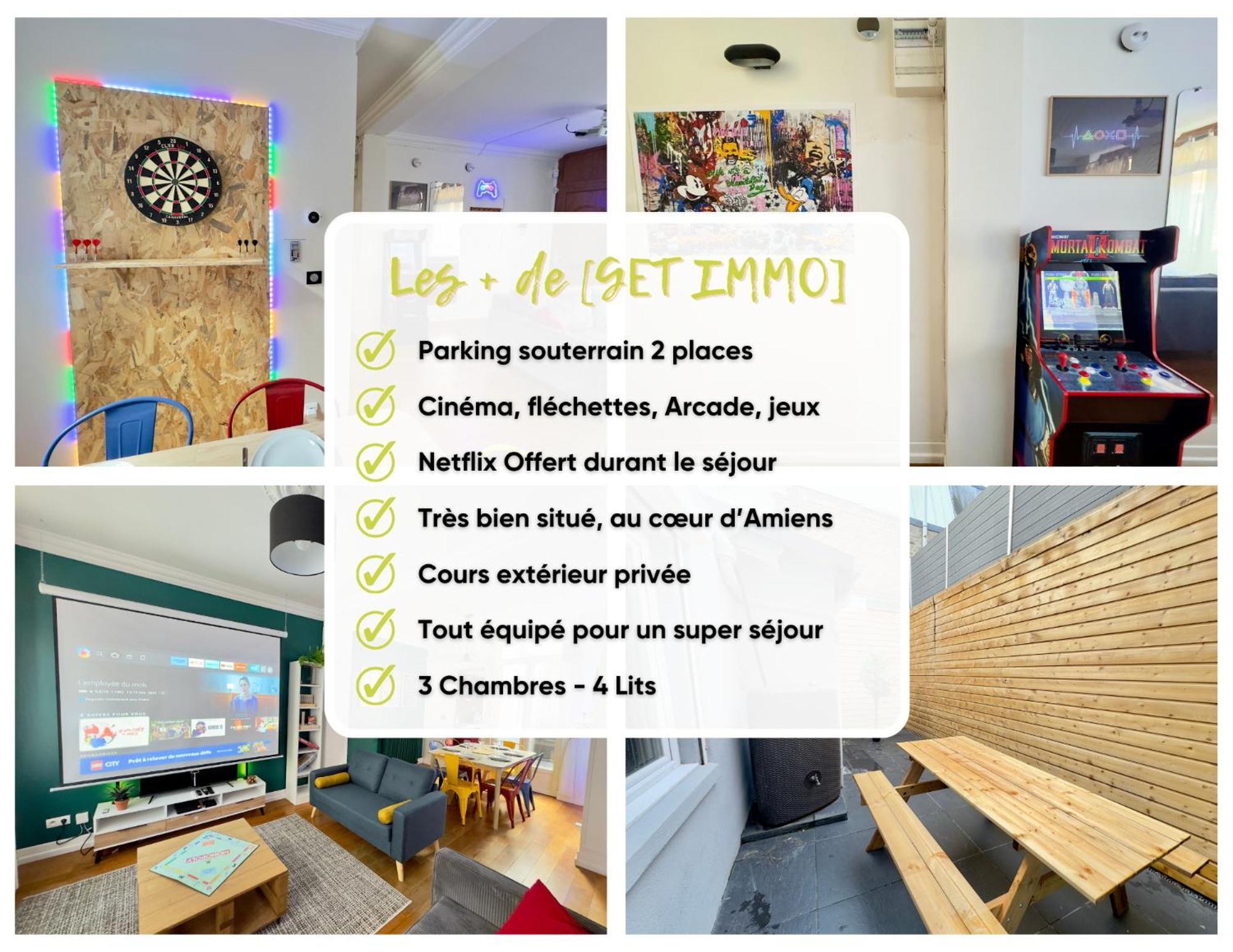 Maison 3Ch - Cinema - Game Room - Parking - Gare 阿棉 外观 照片