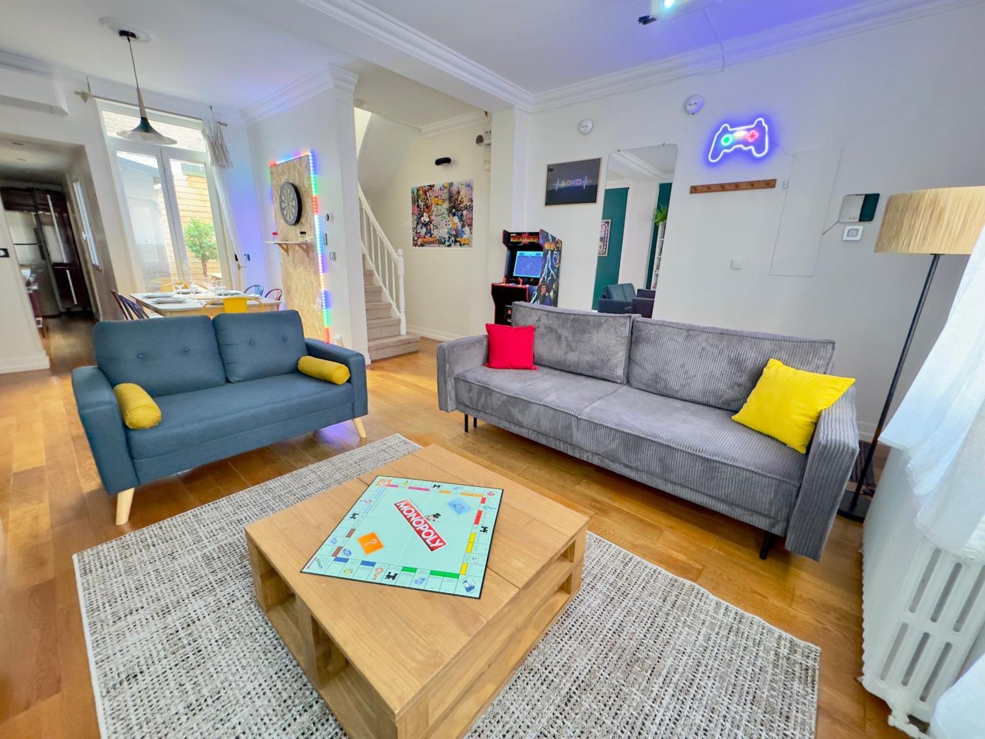 Maison 3Ch - Cinema - Game Room - Parking - Gare 阿棉 外观 照片